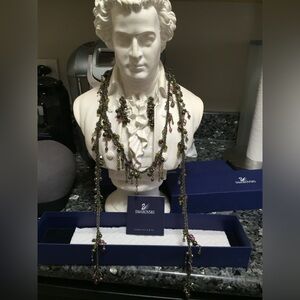 DANIEL Swarovski Wrap Necklace AND Earring Set